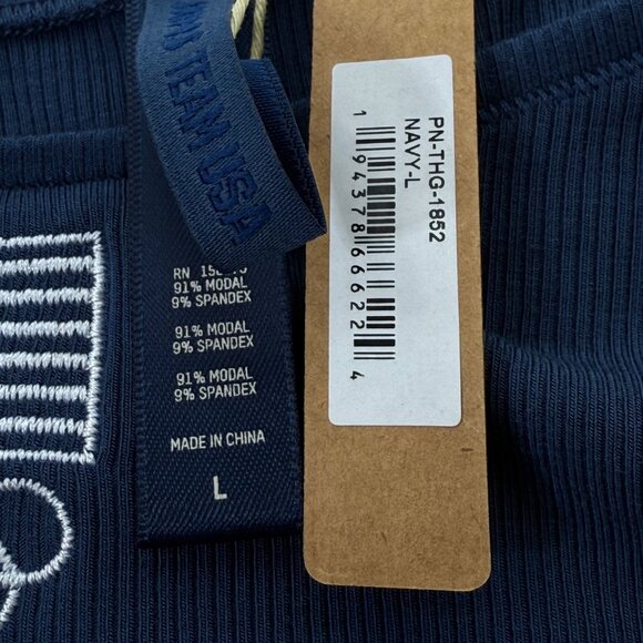 SKIMS Soft Lounge Thong Team USA Navy Large - Picture 5 of 8